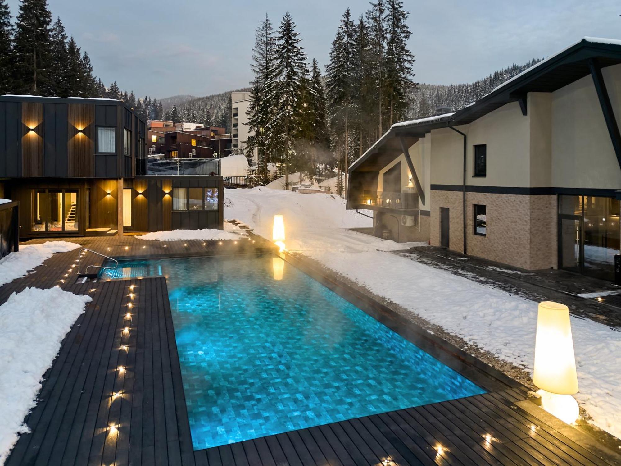 Twins Hotel & Spa Bukovel Bagian luar foto