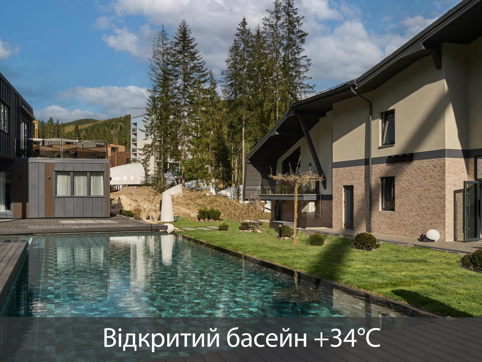 Twins Hotel & Spa Bukovel Bagian luar foto