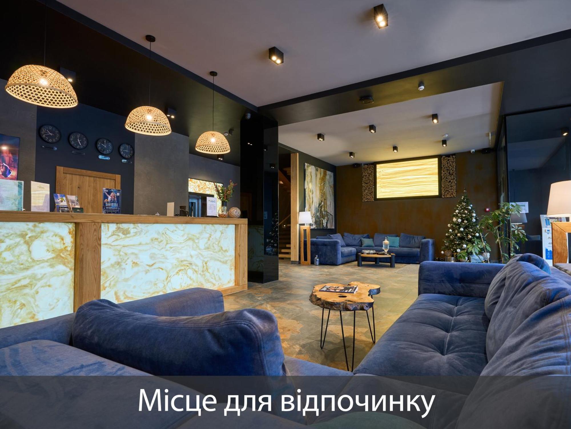 Twins Hotel & Spa Bukovel Bagian luar foto