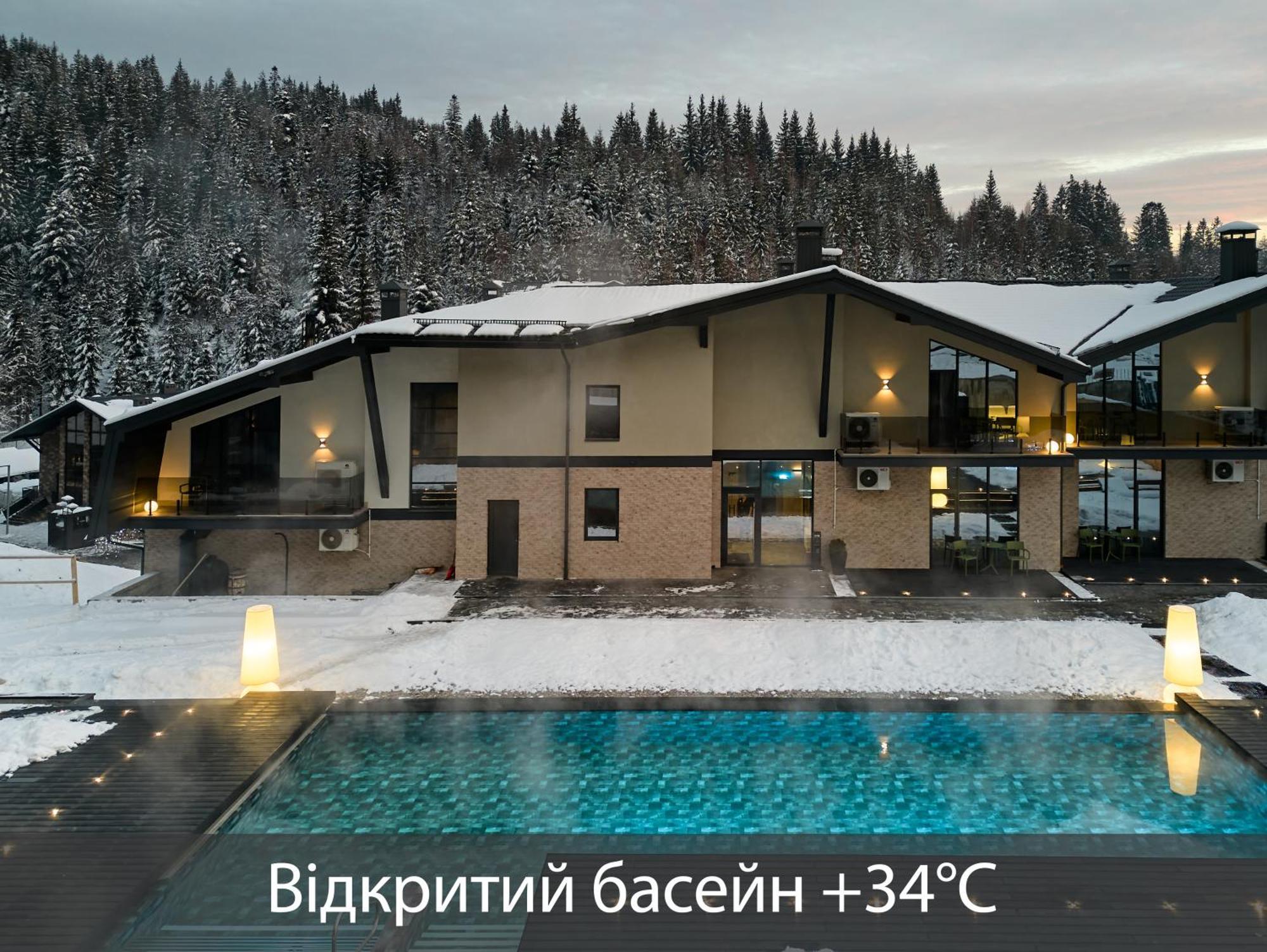 Twins Hotel & Spa Bukovel Bagian luar foto
